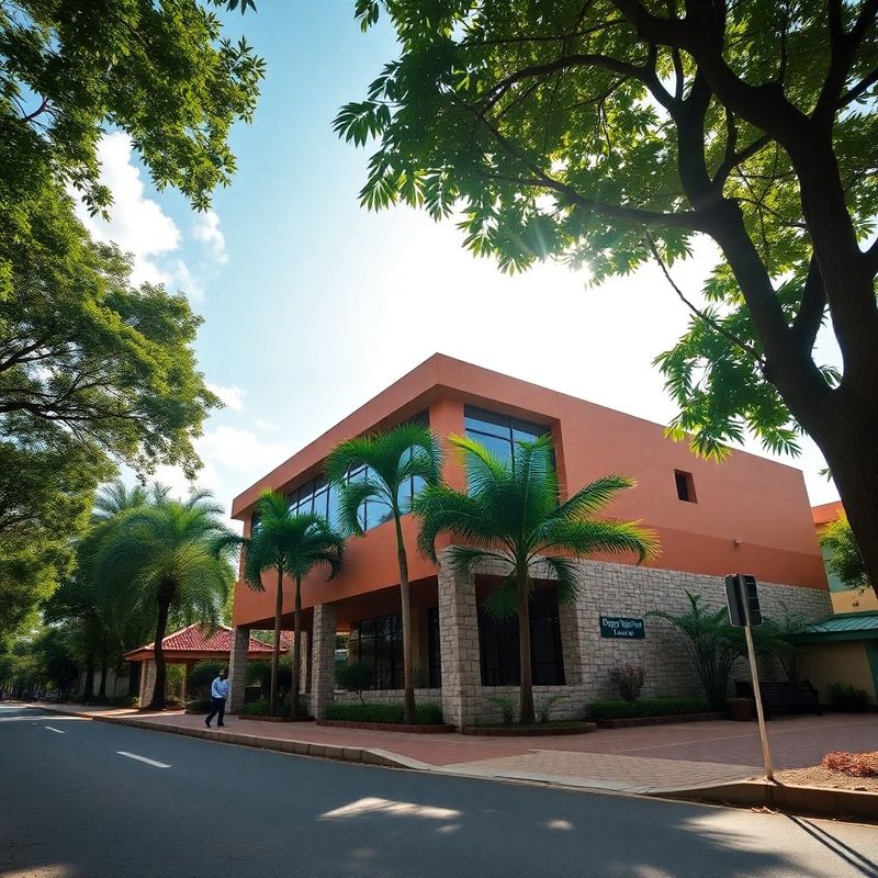 Low-rise office building on Margherita Road in Kasese, Uganda